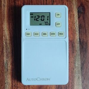 Autochron Timer Wireless Wall Switch Toggle Control Program Button Security